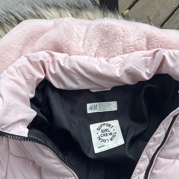 Baby Pink H&M Tween Coat - Picture 4 of 5